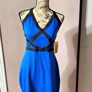Niki Minaj blue & black dress NWT